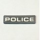 Police PVC Patch (Black/White)